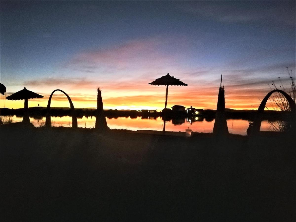 Titicaca Habitacion Panoramica Vista Al Amanecer Villa Puno Dış mekan fotoğraf