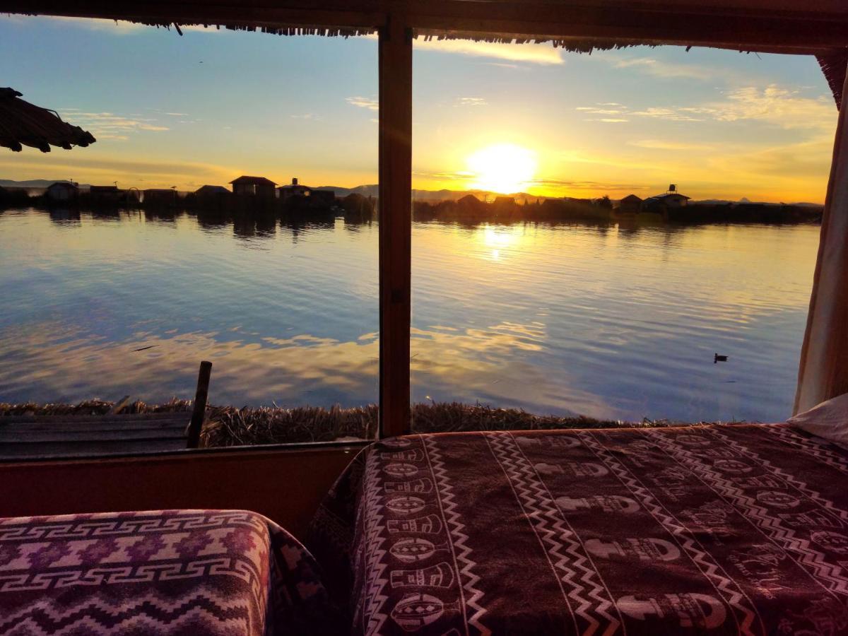 Titicaca Habitacion Panoramica Vista Al Amanecer Villa Puno Dış mekan fotoğraf