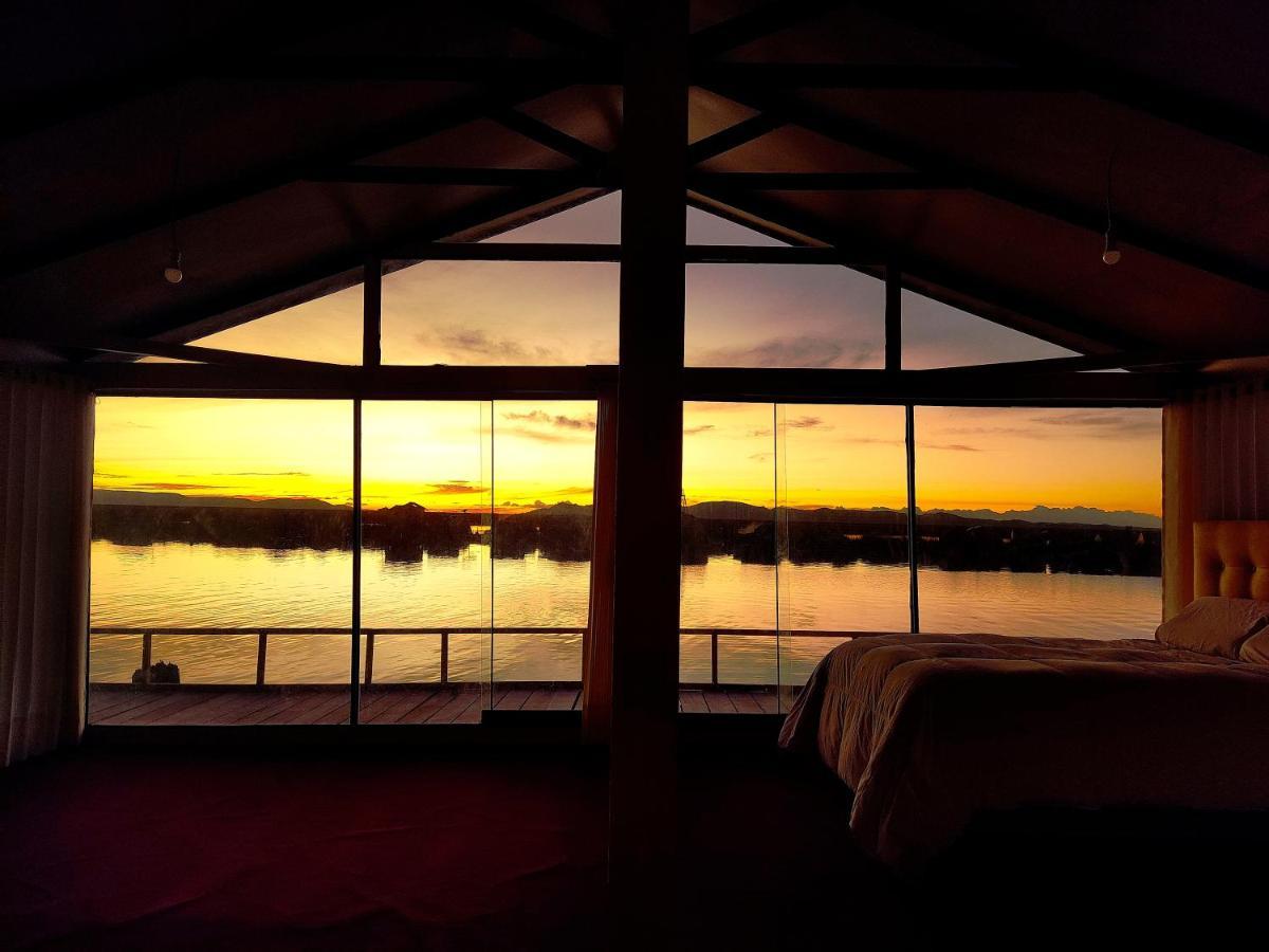 Titicaca Habitacion Panoramica Vista Al Amanecer Villa Puno Dış mekan fotoğraf