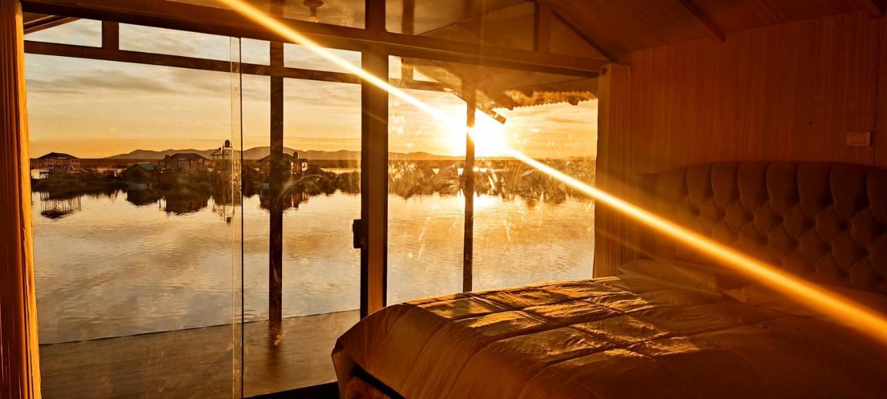 Titicaca Habitacion Panoramica Vista Al Amanecer Villa Puno Dış mekan fotoğraf