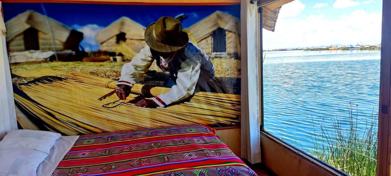 Titicaca Habitacion Panoramica Vista Al Amanecer Villa Puno Dış mekan fotoğraf
