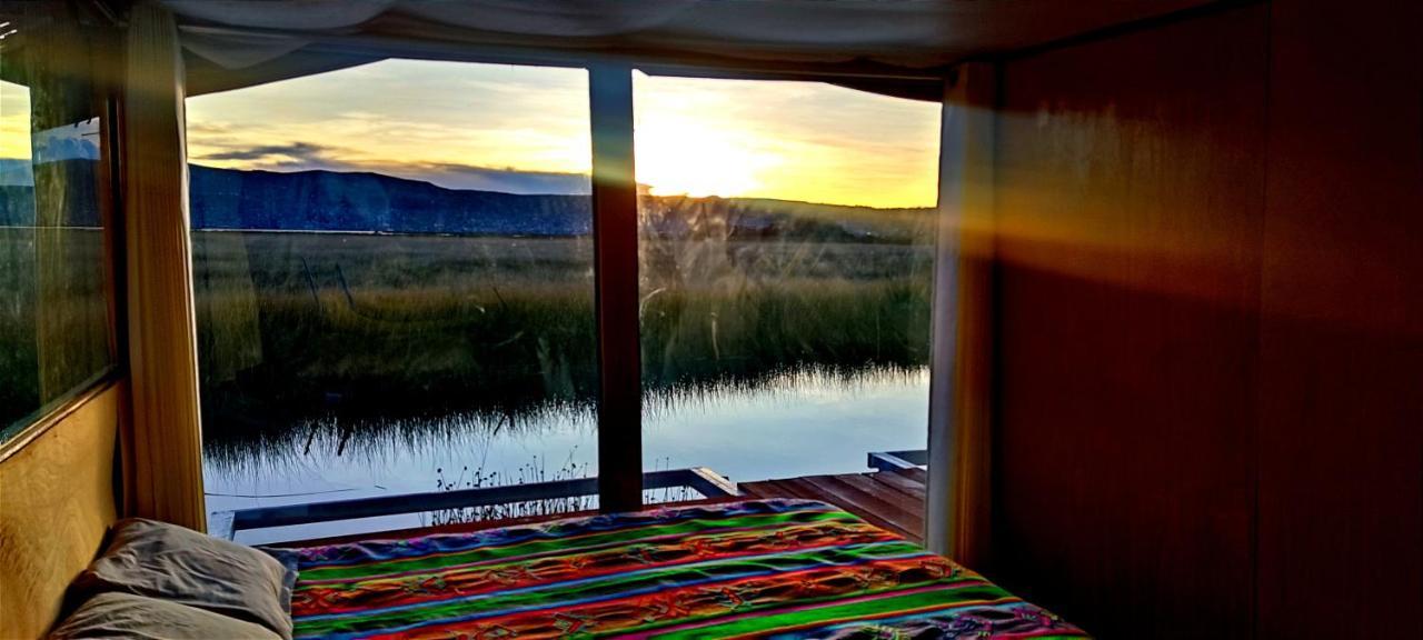 Titicaca Habitacion Panoramica Vista Al Amanecer Villa Puno Dış mekan fotoğraf