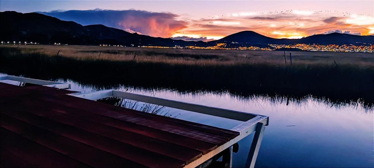 Titicaca Habitacion Panoramica Vista Al Amanecer Villa Puno Dış mekan fotoğraf