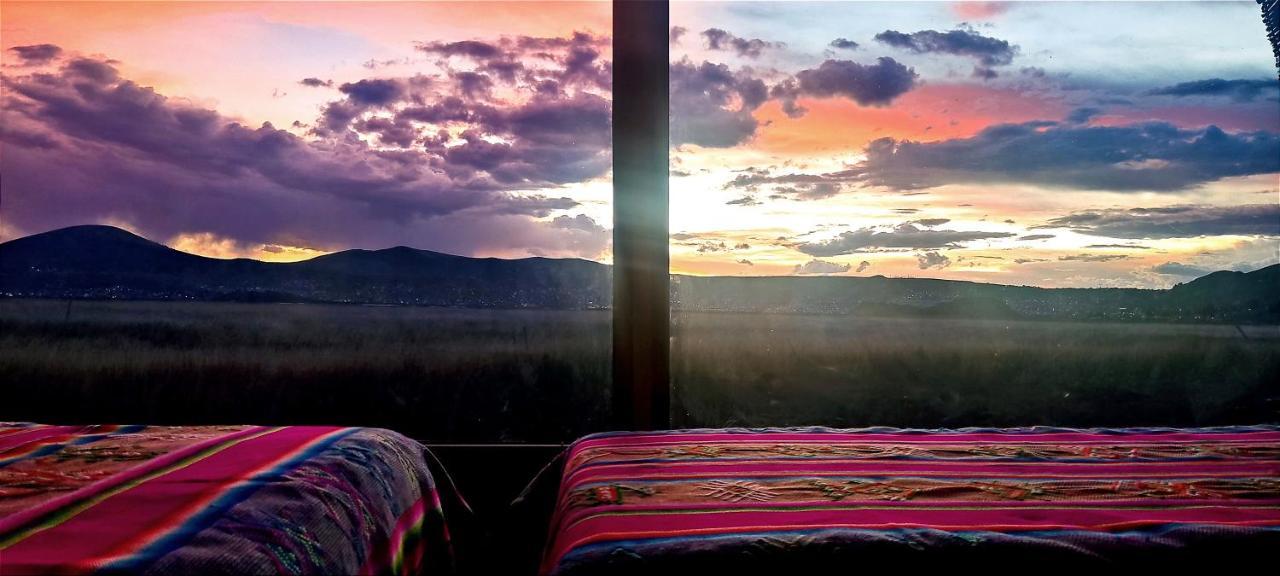 Titicaca Habitacion Panoramica Vista Al Amanecer Villa Puno Dış mekan fotoğraf