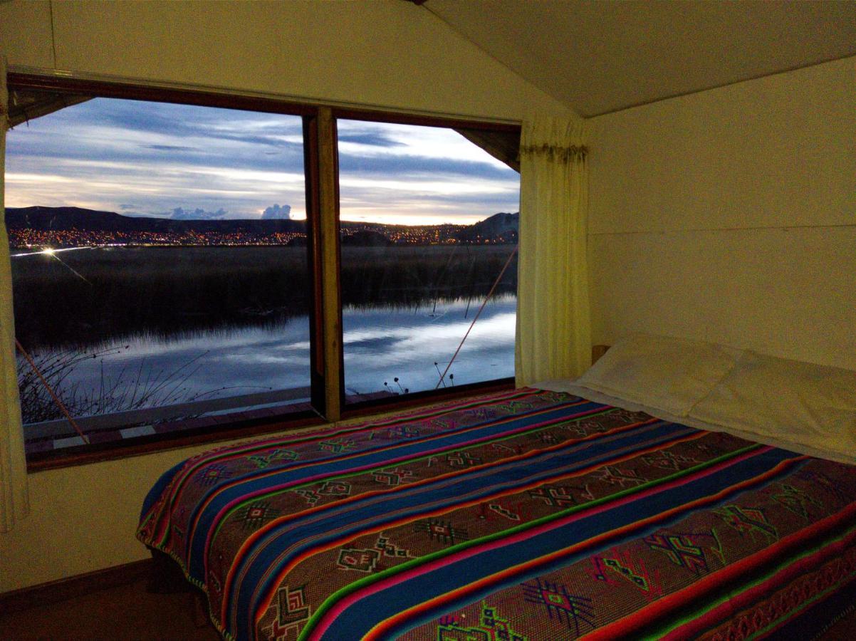 Titicaca Habitacion Panoramica Vista Al Amanecer Villa Puno Dış mekan fotoğraf