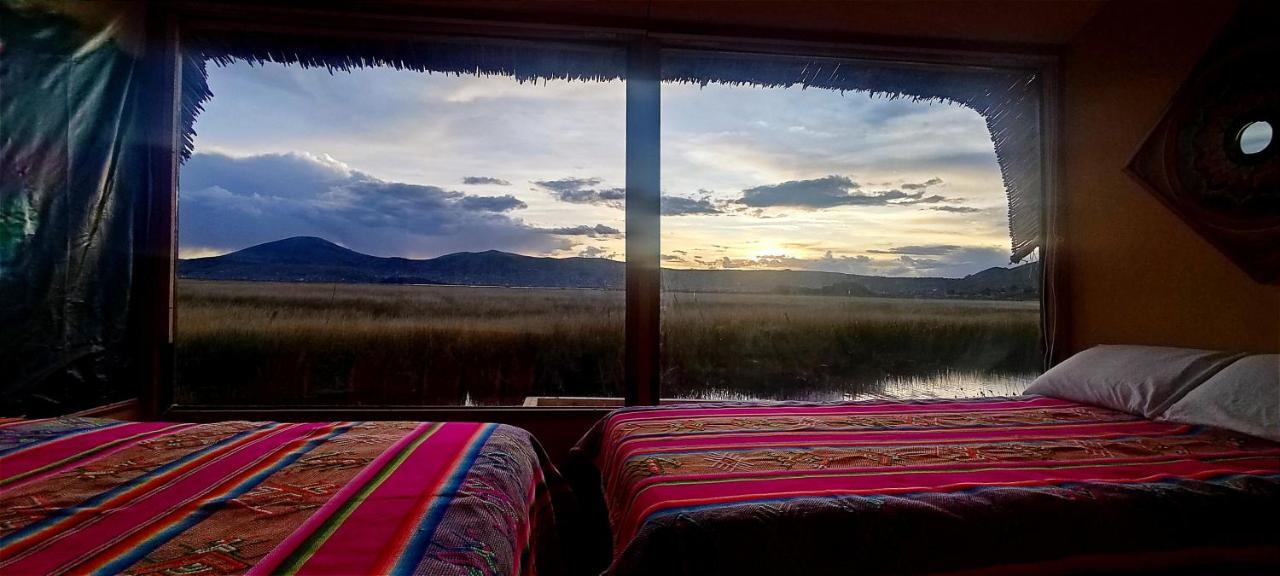 Titicaca Habitacion Panoramica Vista Al Amanecer Villa Puno Dış mekan fotoğraf