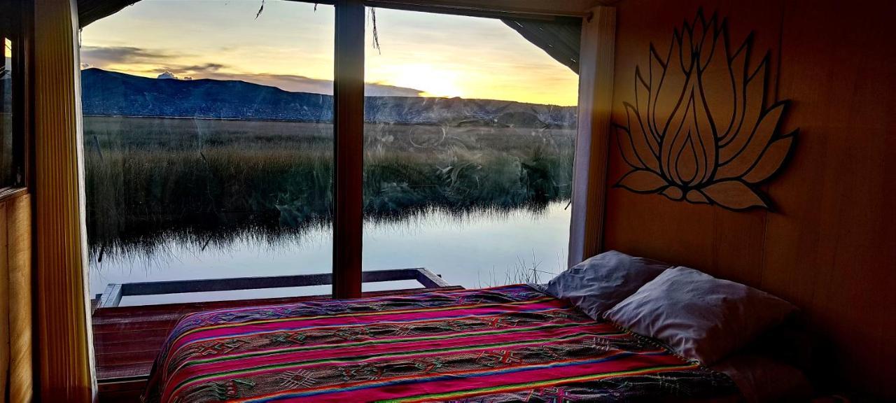 Titicaca Habitacion Panoramica Vista Al Amanecer Villa Puno Dış mekan fotoğraf