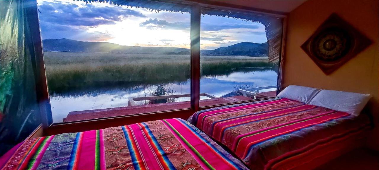 Titicaca Habitacion Panoramica Vista Al Amanecer Villa Puno Dış mekan fotoğraf