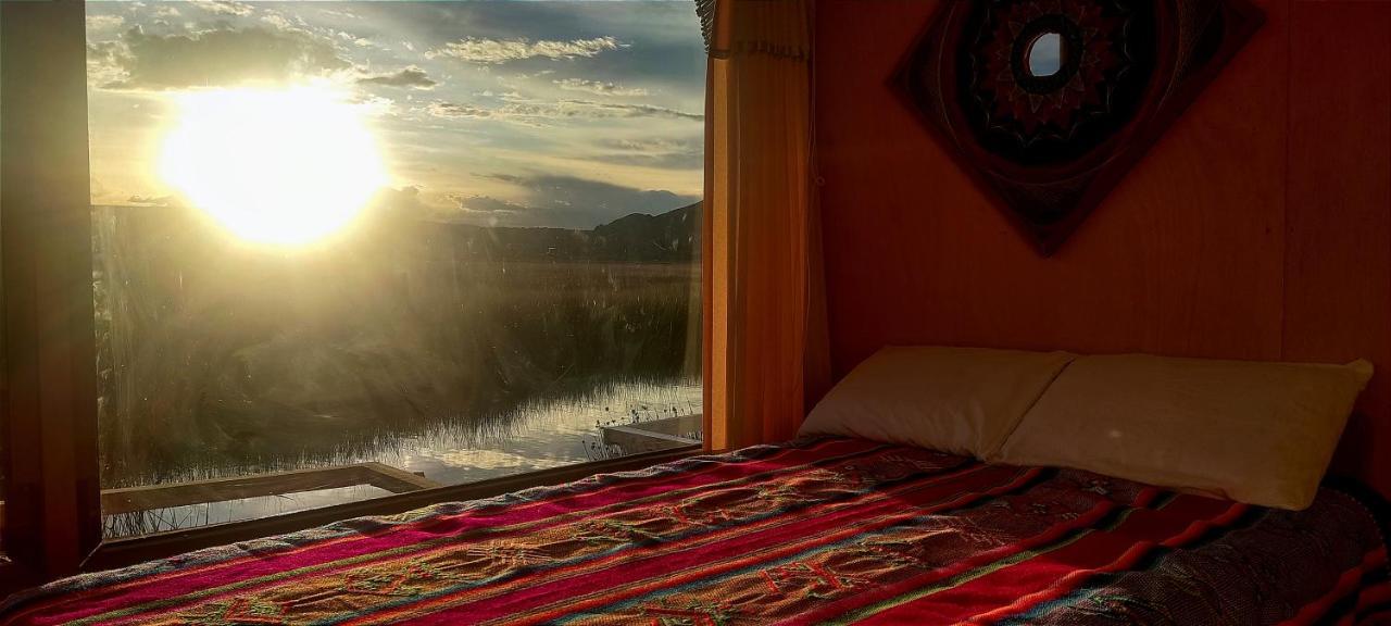 Titicaca Habitacion Panoramica Vista Al Amanecer Villa Puno Dış mekan fotoğraf