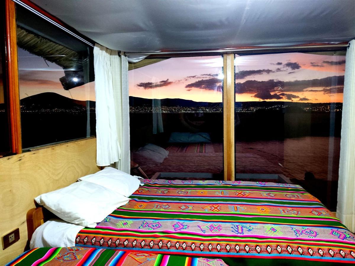 Titicaca Habitacion Panoramica Vista Al Amanecer Villa Puno Dış mekan fotoğraf