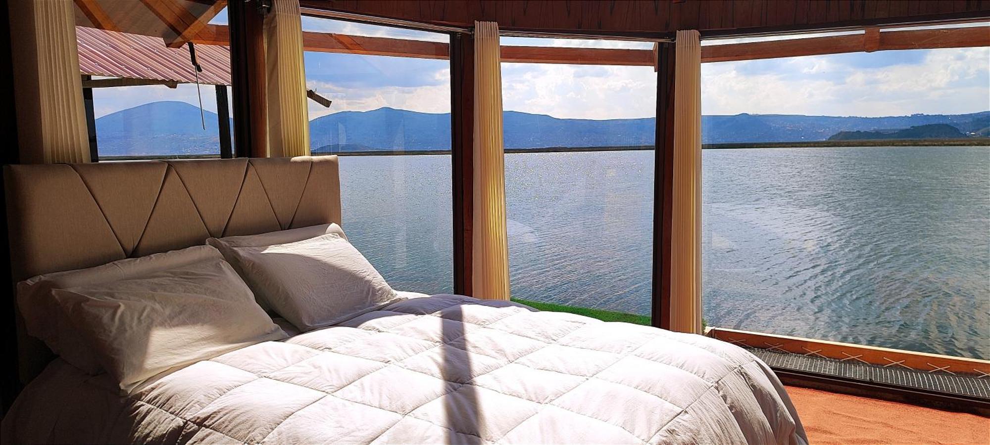 Titicaca Habitacion Panoramica Vista Al Amanecer Villa Puno Dış mekan fotoğraf